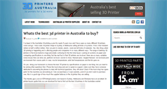 Desktop Screenshot of 3d-printers.com.au